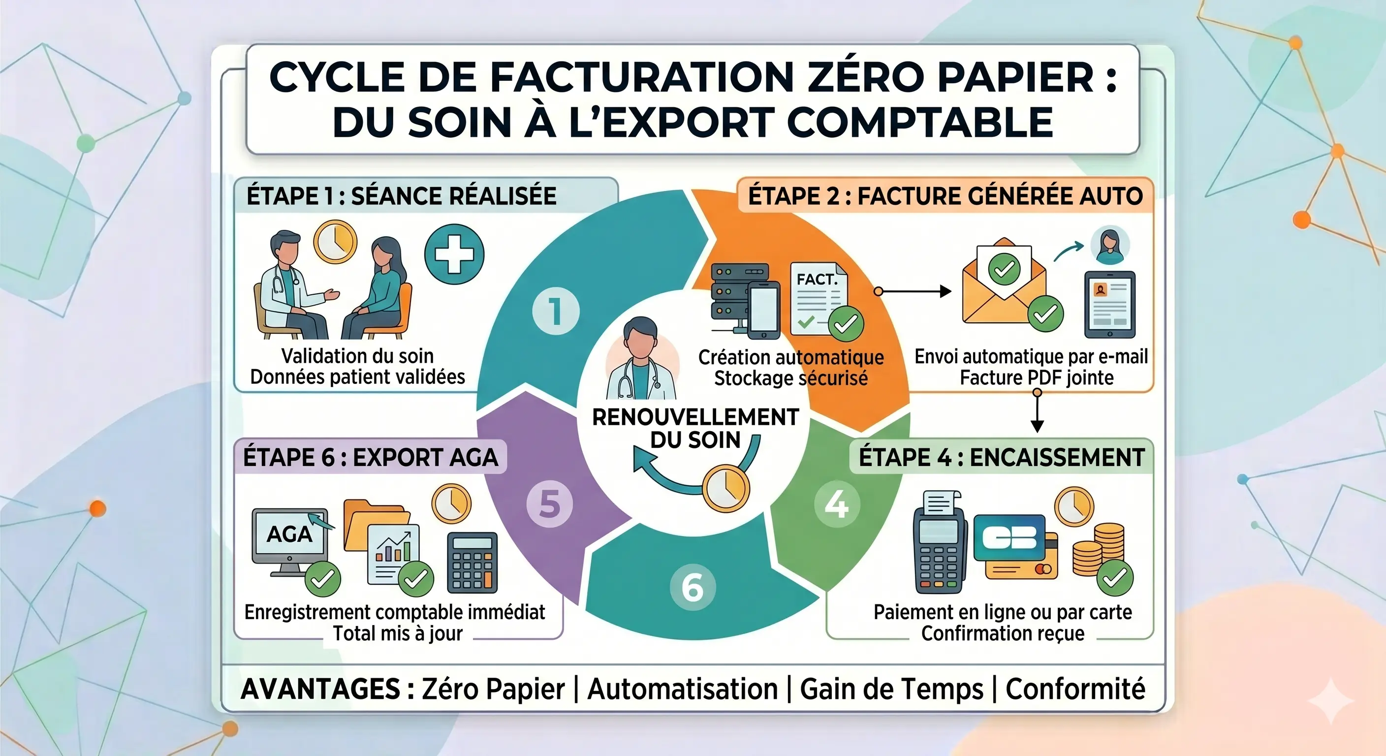 Cycle de facturation zéro papier